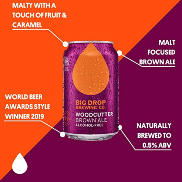 Big Drop Alcohol Free Woodcutter - Brown Ale