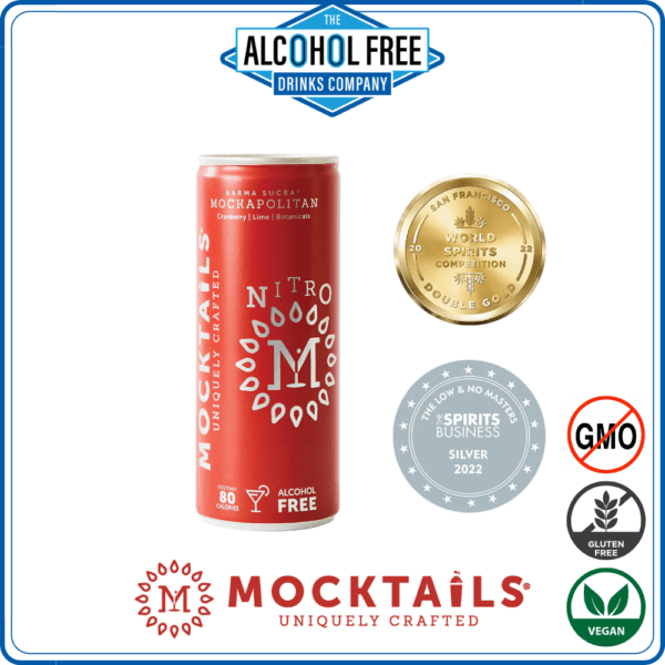 Can of Alcohol Free Cocktail Mocktails Mockapolitan
